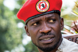 Ugandan poilitician Bobi Wine.